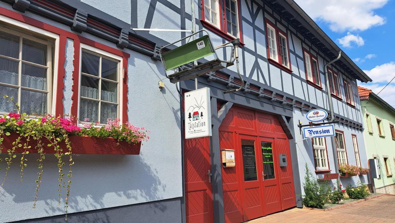 B&B Talstation Ferienwohnung Fuer 2 Personen Horselberg-Hainich Esterno foto